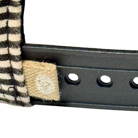 Roxy Striped Maybe Today Embroidered Black and White Snap Back Ball Cap - Picture 5 of 8